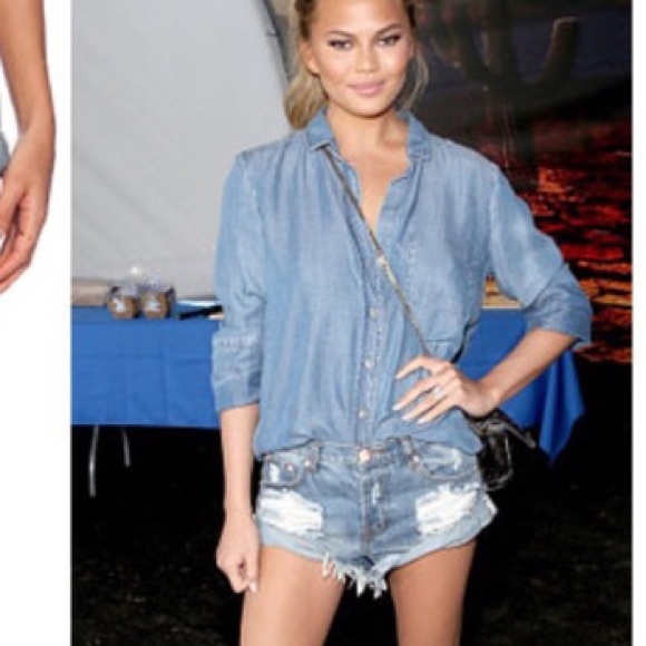 ONETEASPOON *bandit* Jean shorts - Picture 5 of 5